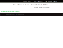 Tablet Screenshot of lithium-polymer-batteries.com